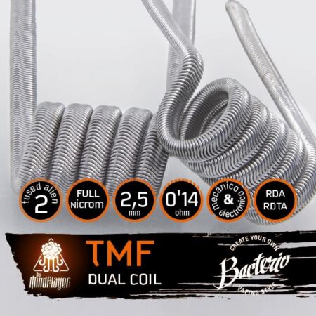 Alternative view of RESISTENCIA BACTERIO COIL MINDFLAYER TMF DUAL 0.14 OHM
