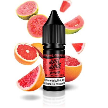 ELIQUID JUST JUICE 50/50 BLOOD ORANGE CITRUS GUAVA 10ML