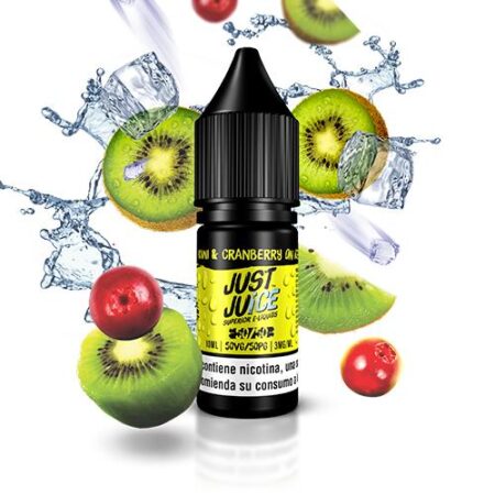 ELIQUID JUST JUICE 50/50 KIWI CRANBERRY ON ICE 10ML