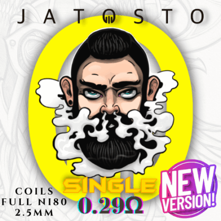 RESISTENCIAS AT COILS JATOSTO FULL NI80 SINGLE 0.29OHM