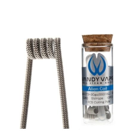 RESISTENCIAS VANDY VAPE ALIEN 10UD 0.28OHM