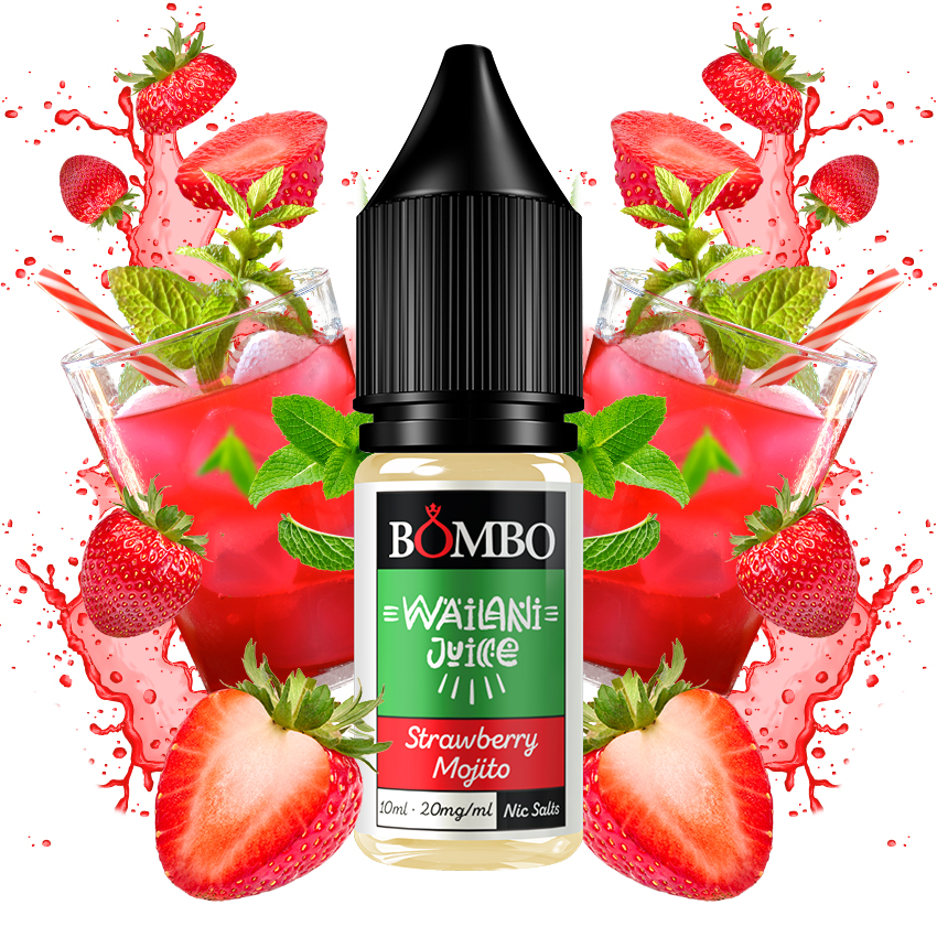 BOMBO WAILANI JUICE SALT STRAWBERRY MOJITO