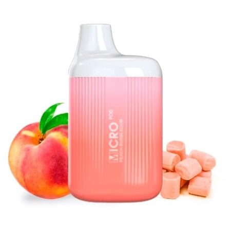 MICRO POD DESECHABLE PEACH BUBBLEGUM 20MG