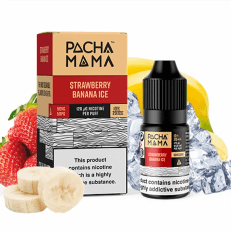 PACHAMAMA BAR SALTS STRAWBERRY BANANA ICE 10ML