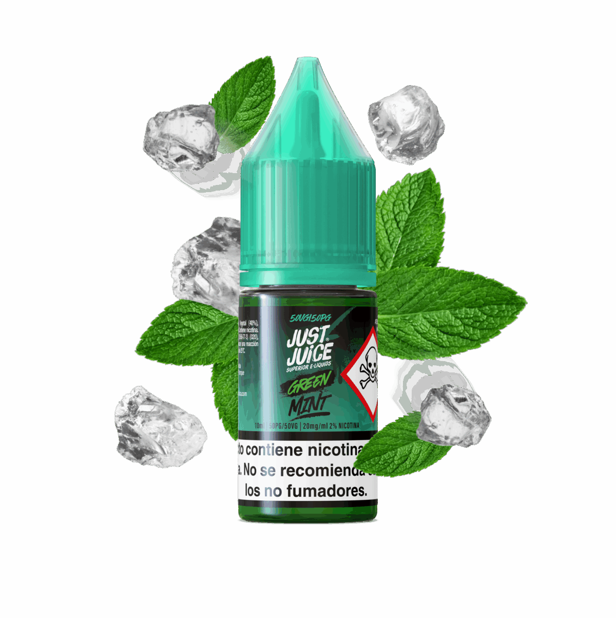 JUST JUICE SALTS RANGE GREEN MINT 10ML