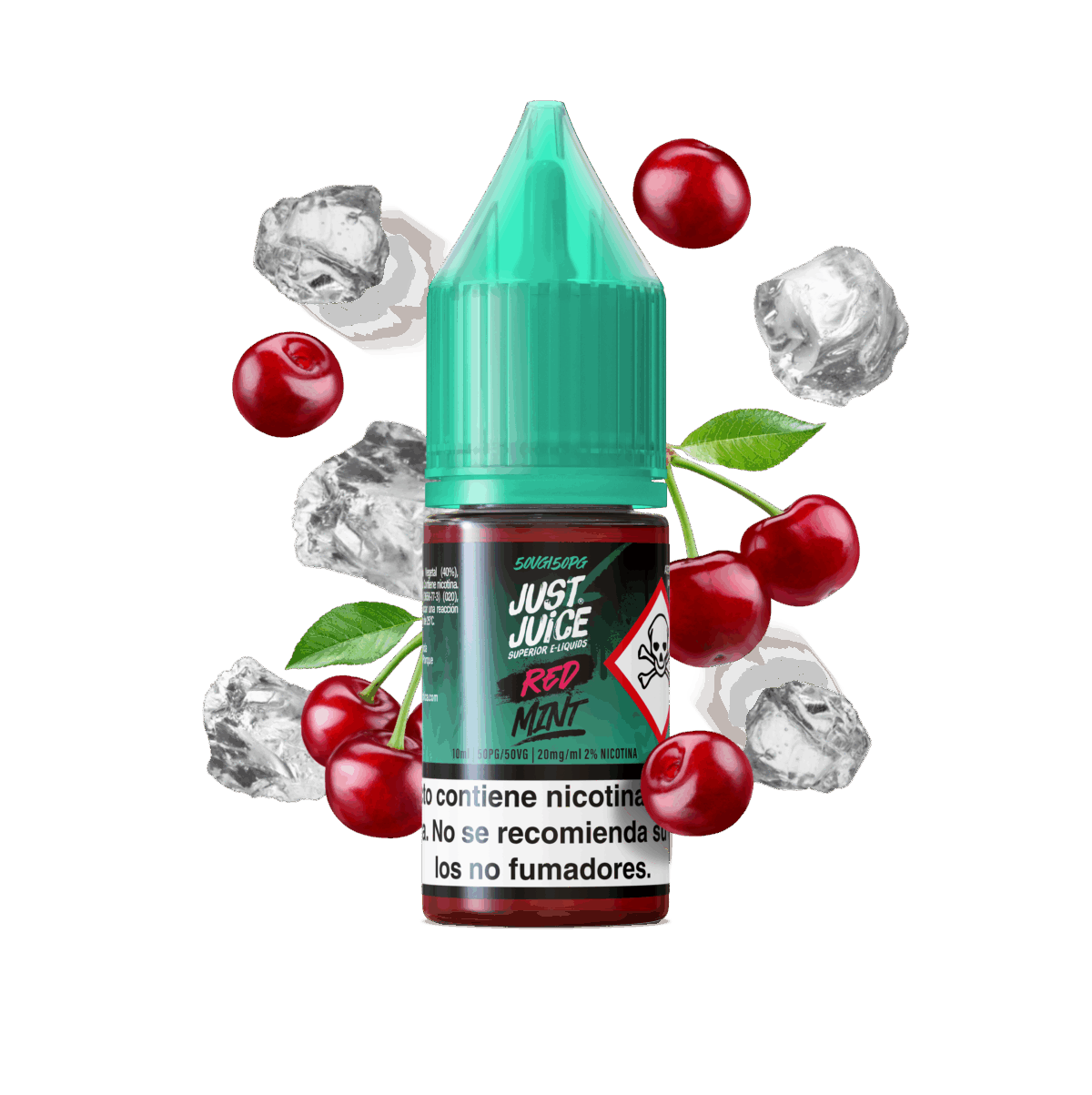 JUST JUICE RANGE SALTS RED MINT 10ML