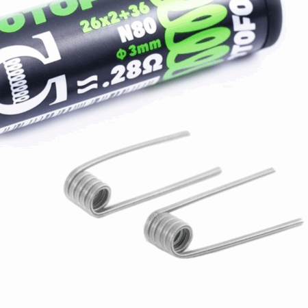 RESISTENCIAS WOTOFO NI80 26x2+36 0.28OHM