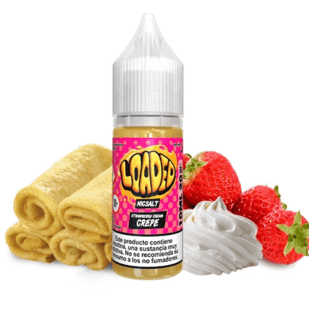 LOADED SALTS STRAWBERRY CREAM CREPE 10ML