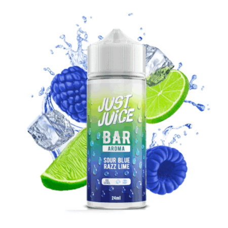 AROMA JUST JUICE BAR BLUE SOUR RAZZ LIME 24ML LONGFILL