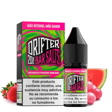 DRIFTER BAR SALTS WATERMELON STRAW BUBBLE 10ML