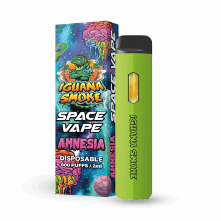 DESECHABLE IGUANA SMOKE SPACE VAPE AMNESIA STV