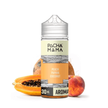 AROMA PACHAMAMA PEACH PAPAYA COCONUT LONGFILL 30ML