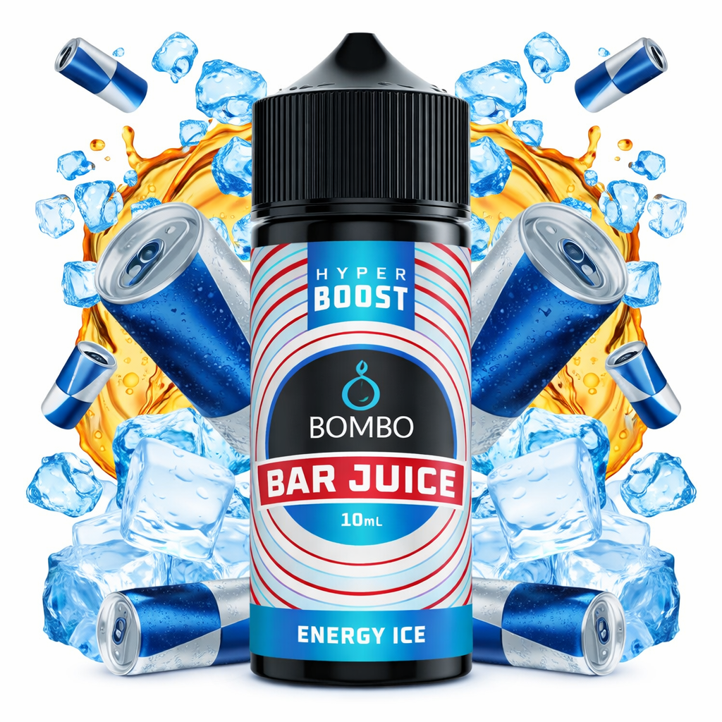 AROMA BOMBO BAR JUICE HYPER ENERGY ICE 10/120ML