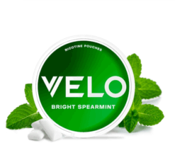 VELO NICOTINE POUCHES BRIGHT SPEARMINT MINI 6MG
