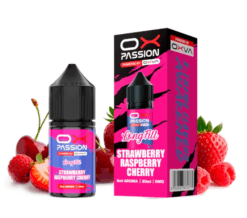 OXVA OX PASSION STRAWBERRY RASPBERRY CHERRY LONGFILL 6ML
