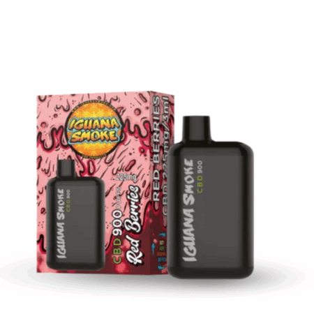 IGUANA SMOKE POCKET CBD RED BERRIES