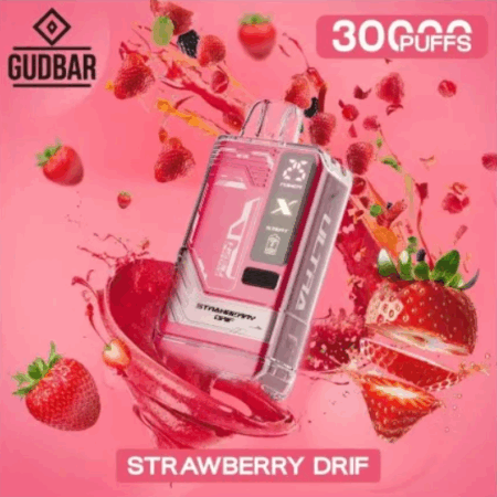 GUDBAR X-ULTRA 30000 PUFFS STRAWBERRY ICE