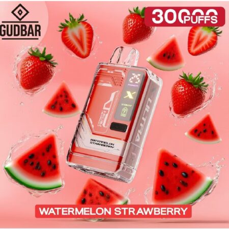 GUDBAR X-ULTRA 30000PUFFS WATERMELON STRAWBERRY