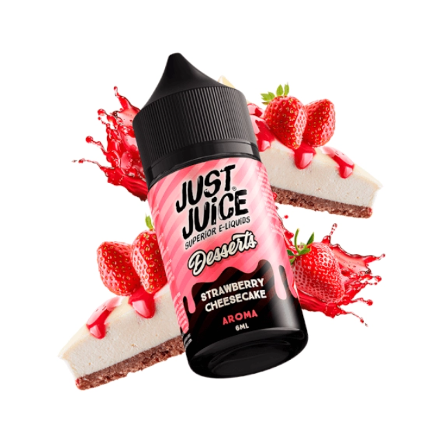 JUST JUICE DESSERTS STRAWBERRY CHEESECAKE