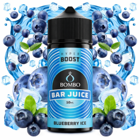 AROMA BOMBO BAR JUICE HYPER BLUEBERRY ICE 10/120ML