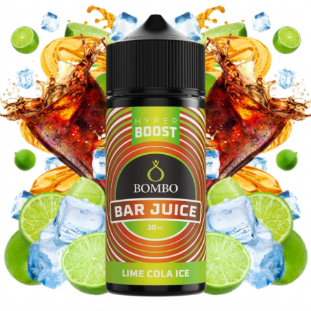AROMA BOMBO BAR JUICE HYPER LIME COLA ICE 10/120ML