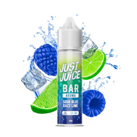 AROMA JUST JUICE BAR SOUR BLUE RAZZ LIME 12/60ML