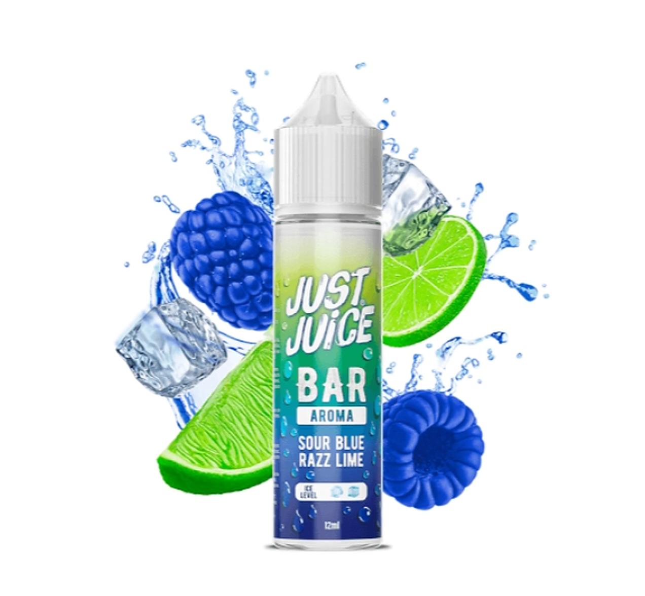 AROMA JUST JUICE BAR SOUR BLUE RAZZ LIME 12/60ML