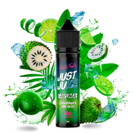 AROMA JUST JUICE GUANABANA LIME ON ICE 12/60ML