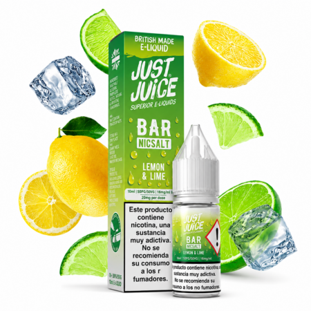 JUST JUICE BAR SALT LEMON LIME 10ML
