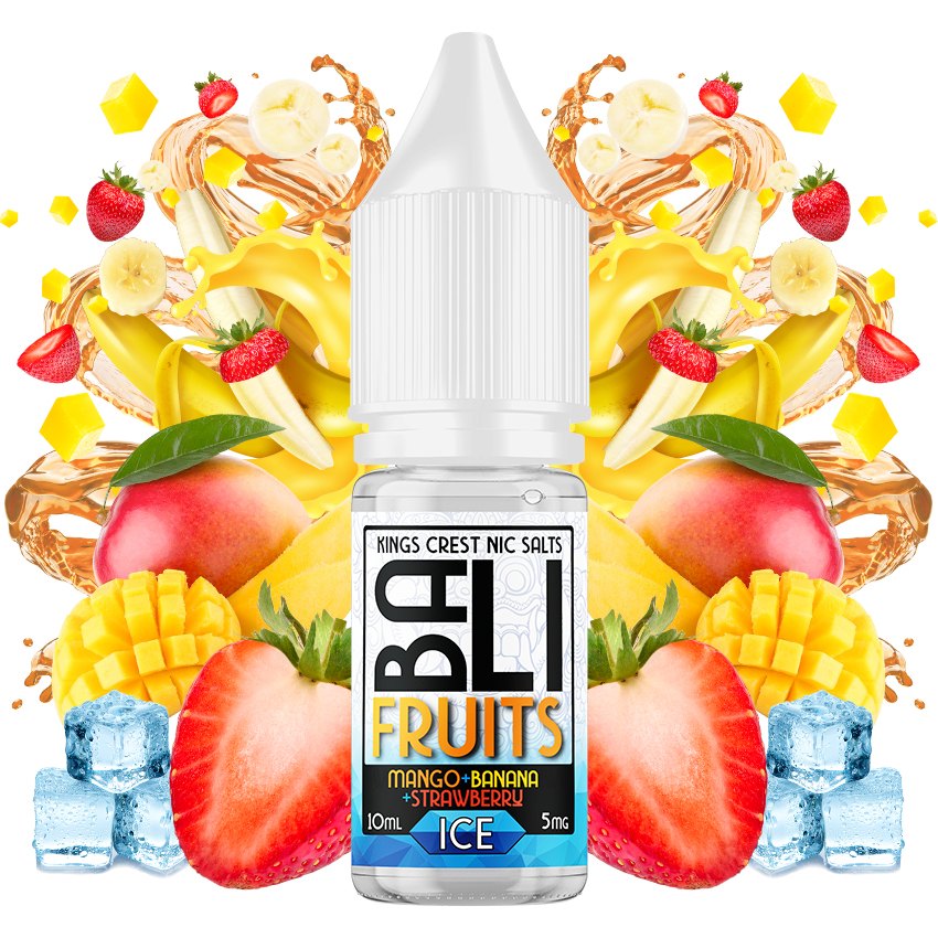 BALI FRUITS SALTS MANGO BANANA STRAWBERRY ICE 10ML