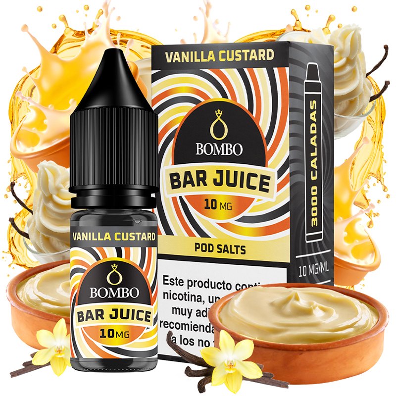 BOMBO SALTS VANILLA CUSTARD 10ML