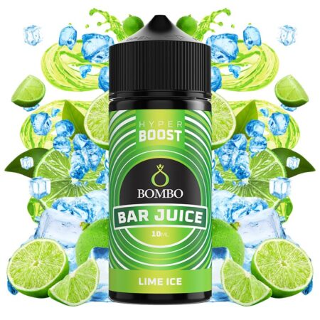 AROMA BOMBO BAR JUICE HYPER BOOSTER LIME ICE 10/120ML