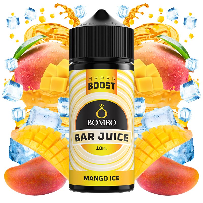 AROMA BOMBO BAR JUICE HYPER BOOSTER MANGO ICE 10/120ML