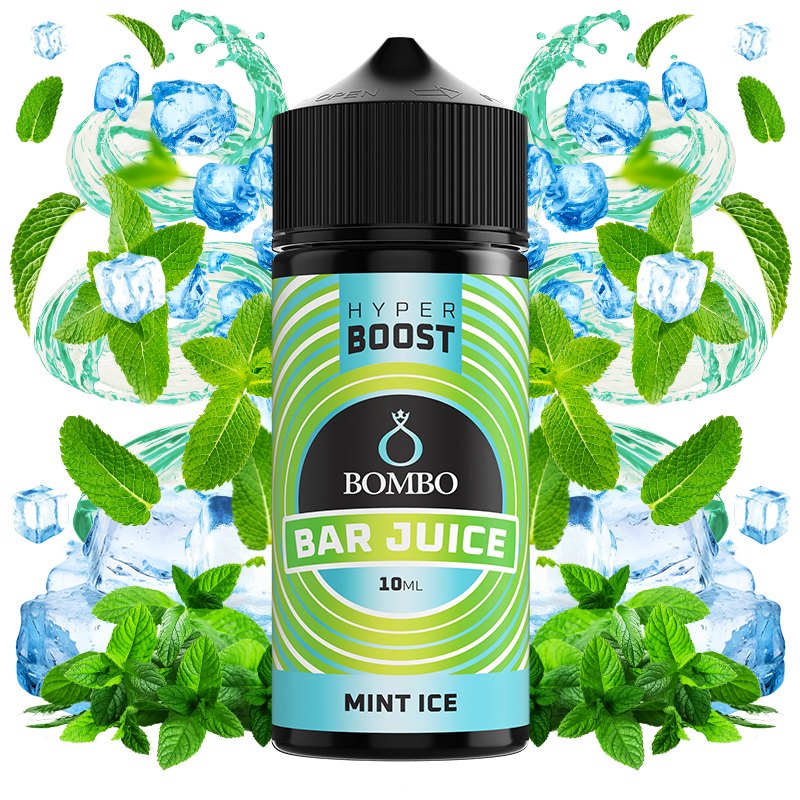 AROMA BOMBO BAR JUICE HYPER BOOST MINT ICE 10/120ML