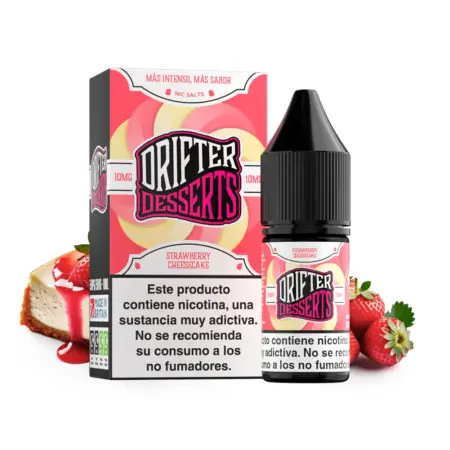 DRIFTER BAR SALTS DESSERTS STRAWBERRY CHEESECAKE 10ML