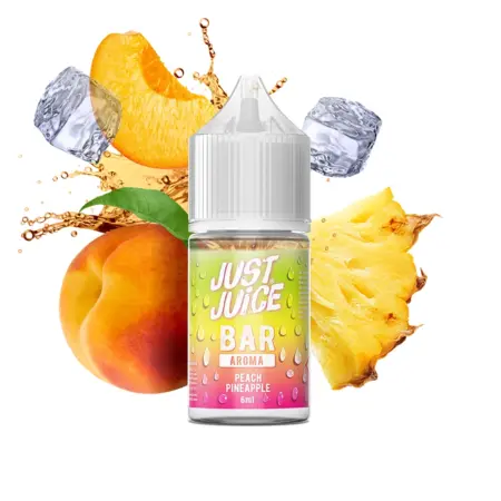 JUST JUICE BAR PEACH PINEAPPLE 6/30ML