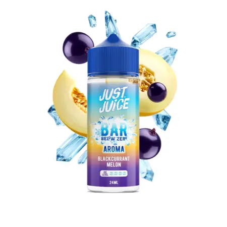 JUST JUICE BELOW ZERO BLACKCURRANT MELON 24/120ML