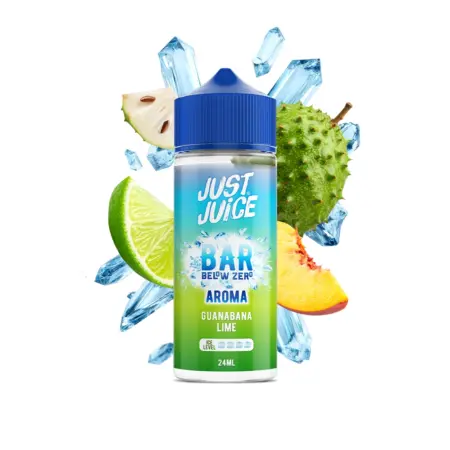 JUST JUICE BELOW ZERO GUANABANA LIME 24/120ML
