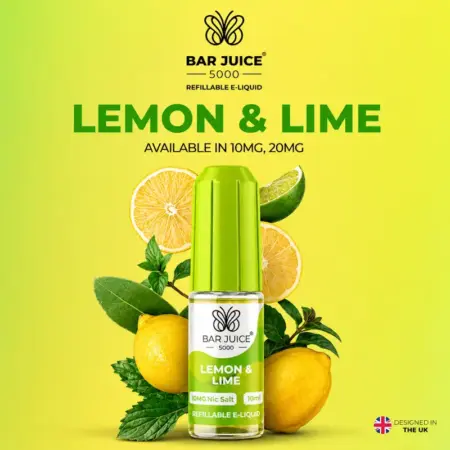 BAR JUICE 5000 SALTS LIMA LIMON 10ML