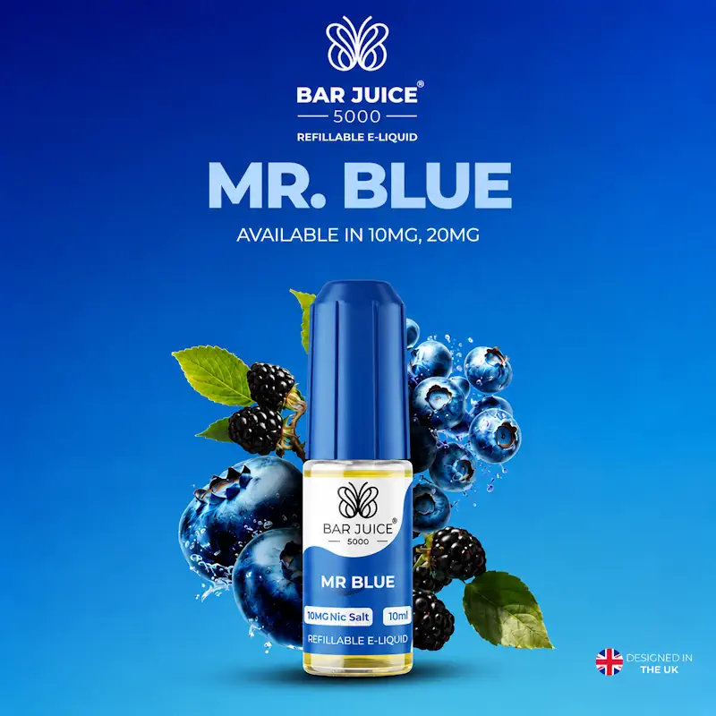 BAR JUICE 5000 SALTS MR. BLUE 10ML