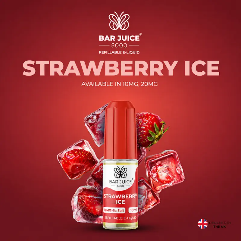 BAR JUICE 5000 SALTS FRESA ICE 10ML