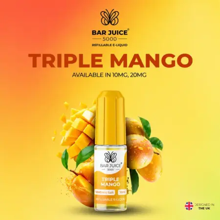 BAR JUICE 5000 SALTS TRIPLE MANGO 10ML
