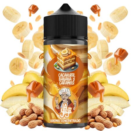 AROMA BOMBO LA YAYACACAHUETE BANANA CARAMELON 30/120ML