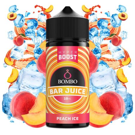 AROMA BOMBO BAR JUICE HYPER BOOST PEACH ICE 10/120ML