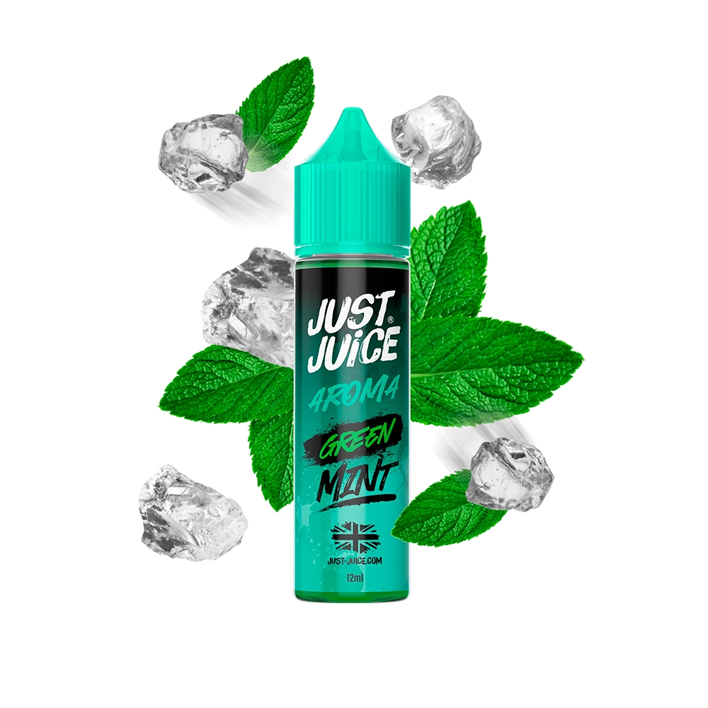 AROMA JUST JUICE MINT RANGE GREEN 12/60ML