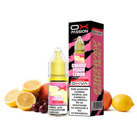 OXVA OX PASSION SALTS CHERRY PEACH LEMON 10ML