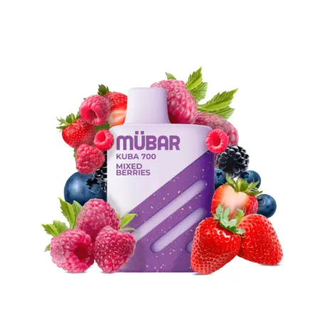 DESECHABLE MÜBAR KUBA 700 MIX BERRIES 0MG